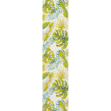 Monstera Tropical Leaves Area Rug